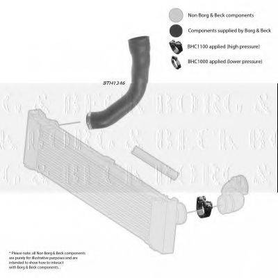 BORG & BECK BTH1346 Трубка нагнетаемого воздуха