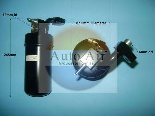 AUTO AIR GLOUCESTER 317959 Осушитель, кондиционер