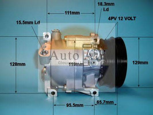 AUTO AIR GLOUCESTER 141175 Компрессор, кондиционер