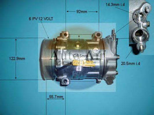 AUTO AIR GLOUCESTER 141309 Компрессор, кондиционер