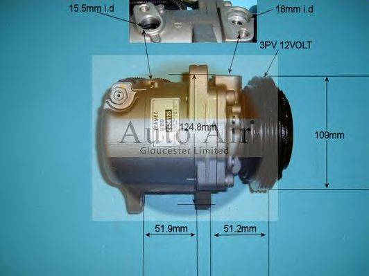 AUTO AIR GLOUCESTER 147002R Компрессор, кондиционер