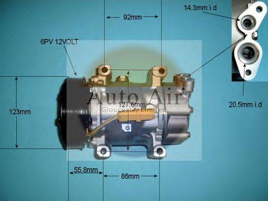 AUTO AIR GLOUCESTER 147482P Компрессор, кондиционер