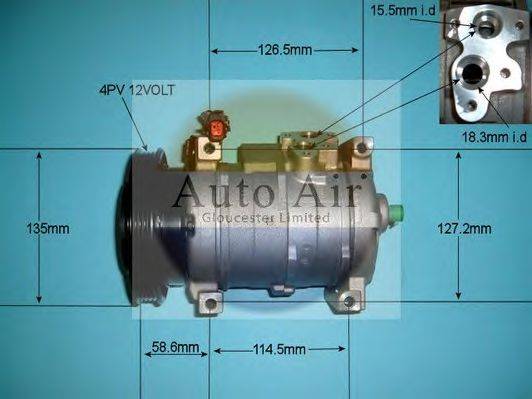 AUTO AIR GLOUCESTER 147497 Компрессор, кондиционер