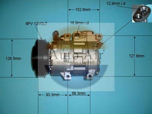 AUTO AIR GLOUCESTER 141458 Компрессор, кондиционер