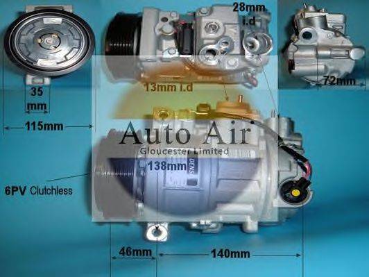 AUTO AIR GLOUCESTER 140305 Компрессор, кондиционер