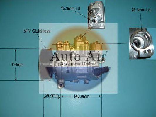 AUTO AIR GLOUCESTER 141253 Компрессор, кондиционер