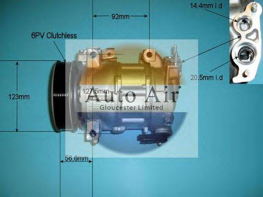 AUTO AIR GLOUCESTER 149638 Компрессор, кондиционер