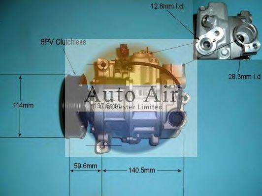 AUTO AIR GLOUCESTER 149691 Компрессор, кондиционер