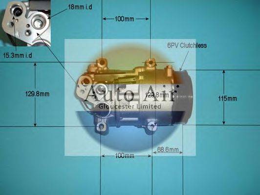 AUTO AIR GLOUCESTER 149739P Компрессор, кондиционер