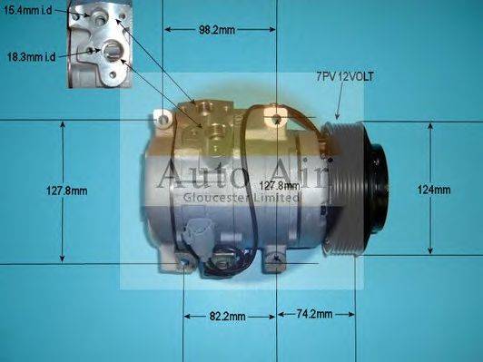 AUTO AIR GLOUCESTER 144445P Компрессор, кондиционер