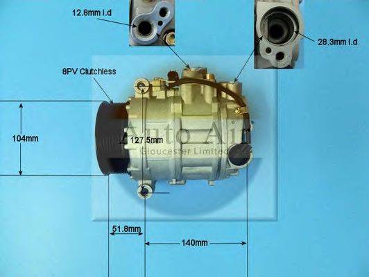 AUTO AIR GLOUCESTER 140306P Компрессор, кондиционер