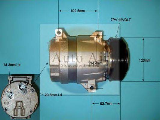 AUTO AIR GLOUCESTER 141118 Компрессор, кондиционер