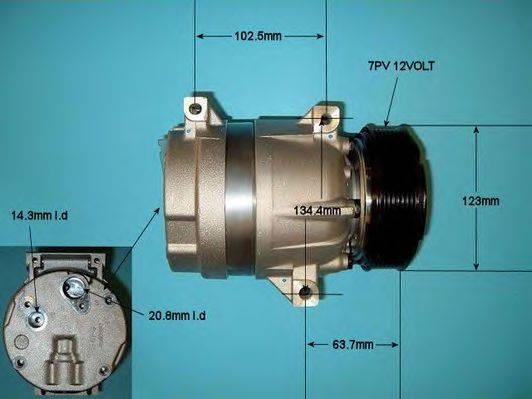 AUTO AIR GLOUCESTER 141118P Компрессор, кондиционер