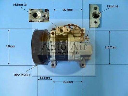 AUTO AIR GLOUCESTER 141140 Компрессор, кондиционер