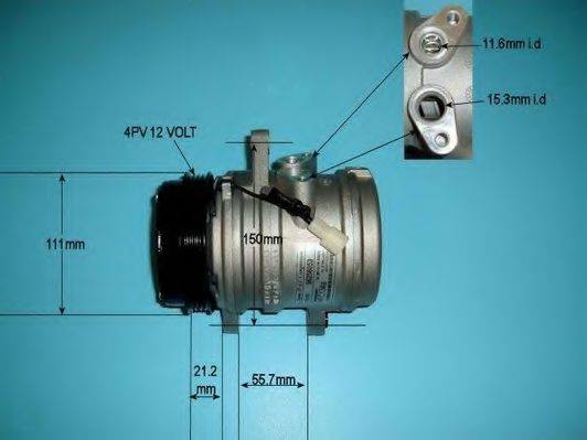 AUTO AIR GLOUCESTER 141172 Компрессор, кондиционер