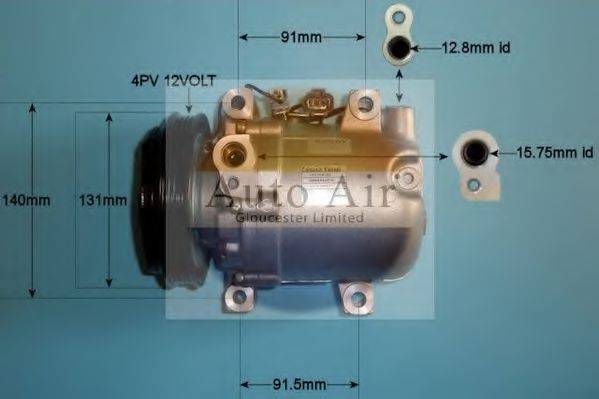 AUTO AIR GLOUCESTER 149693 Компрессор, кондиционер