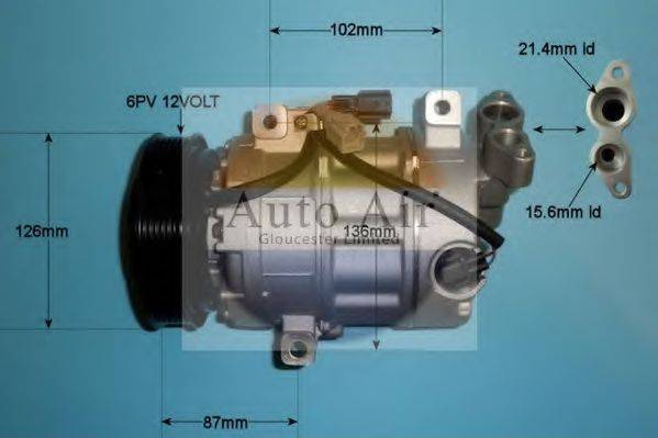 AUTO AIR GLOUCESTER 149733P Компрессор, кондиционер