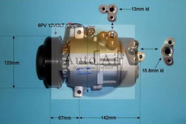 AUTO AIR GLOUCESTER 142061 Компрессор, кондиционер