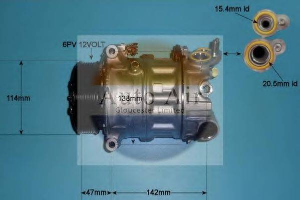 AUTO AIR GLOUCESTER 142067 Компрессор, кондиционер