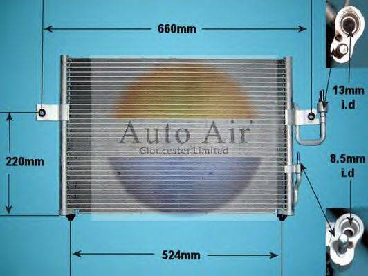AUTO AIR GLOUCESTER 161153 Конденсатор, кондиционер