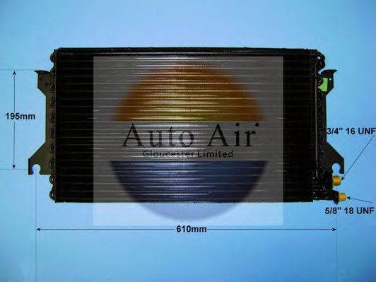 AUTO AIR GLOUCESTER 161253 Конденсатор, кондиционер