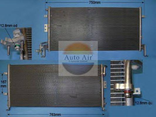 AUTO AIR GLOUCESTER 161998 Конденсатор, кондиционер