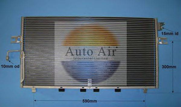 AUTO AIR GLOUCESTER 166103 Конденсатор, кондиционер