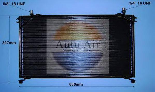 AUTO AIR GLOUCESTER 166202 Конденсатор, кондиционер