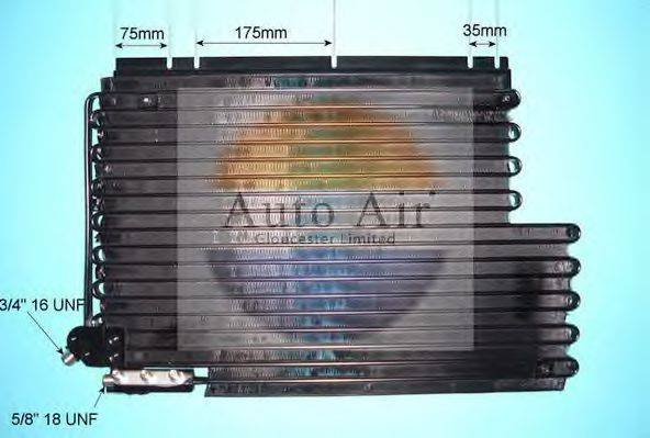 AUTO AIR GLOUCESTER 166541 Конденсатор, кондиционер