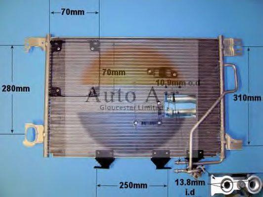 AUTO AIR GLOUCESTER 166694 Конденсатор, кондиционер