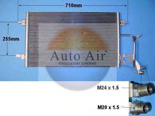 AUTO AIR GLOUCESTER 169564 Конденсатор, кондиционер