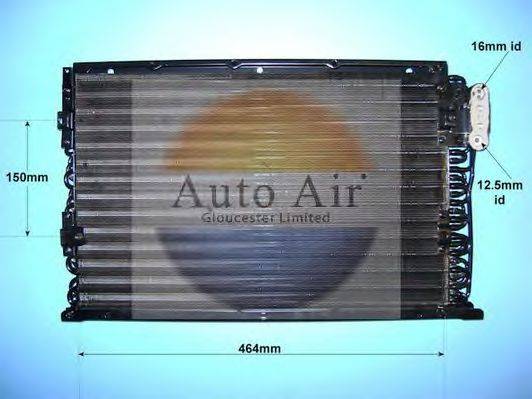 AUTO AIR GLOUCESTER 169744 Конденсатор, кондиционер