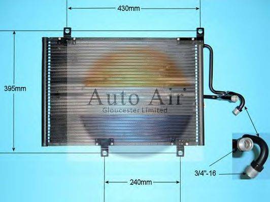 AUTO AIR GLOUCESTER 169780 Конденсатор, кондиционер