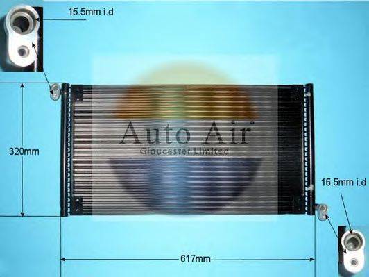 AUTO AIR GLOUCESTER 169783 Конденсатор, кондиционер