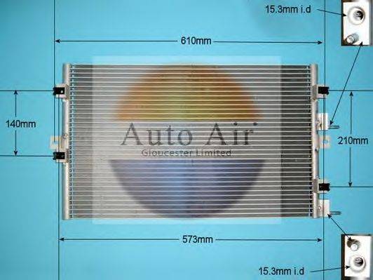 AUTO AIR GLOUCESTER 169908 Конденсатор, кондиционер