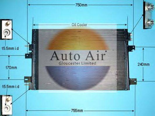 AUTO AIR GLOUCESTER 166221 Конденсатор, кондиционер