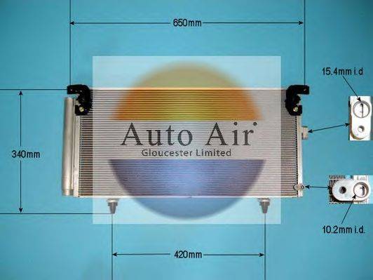 AUTO AIR GLOUCESTER 168918 Конденсатор, кондиционер