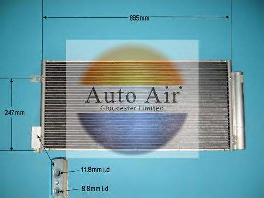 AUTO AIR GLOUCESTER 169800 Конденсатор, кондиционер