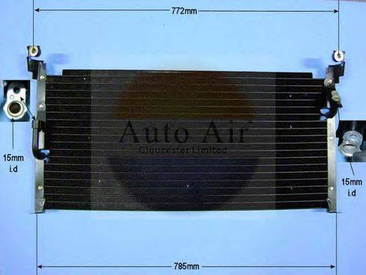 AUTO AIR GLOUCESTER 161022 Конденсатор, кондиционер