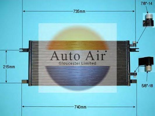 AUTO AIR GLOUCESTER 161352 Конденсатор, кондиционер