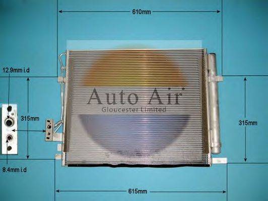 AUTO AIR GLOUCESTER 169806 Конденсатор, кондиционер