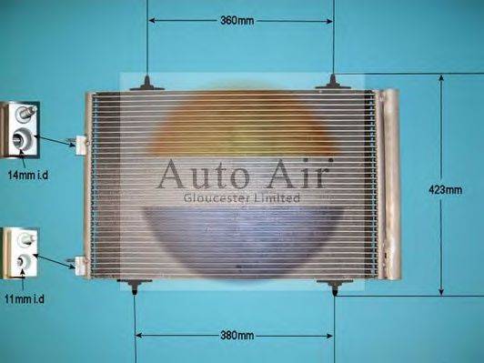 AUTO AIR GLOUCESTER 169944 Конденсатор, кондиционер