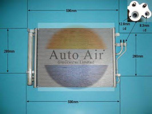 AUTO AIR GLOUCESTER 161426 Конденсатор, кондиционер