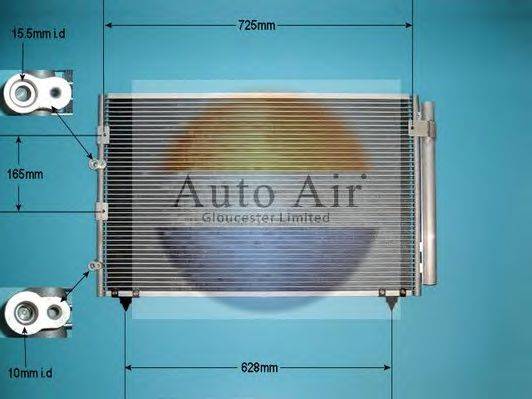 AUTO AIR GLOUCESTER 161013 Конденсатор, кондиционер