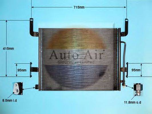 AUTO AIR GLOUCESTER 161298 Конденсатор, кондиционер