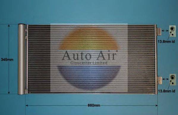 AUTO AIR GLOUCESTER 168923 Конденсатор, кондиционер