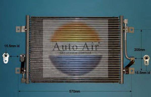 AUTO AIR GLOUCESTER 169790 Конденсатор, кондиционер