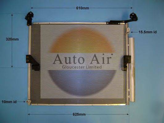 AUTO AIR GLOUCESTER 169976 Конденсатор, кондиционер