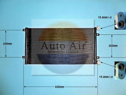 AUTO AIR GLOUCESTER 166199 Конденсатор, кондиционер