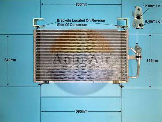 AUTO AIR GLOUCESTER 169718 Конденсатор, кондиционер